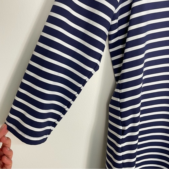 Lands' End Striped Swim Cover Up Dress Size M (10-12) - Picture 5 of 12